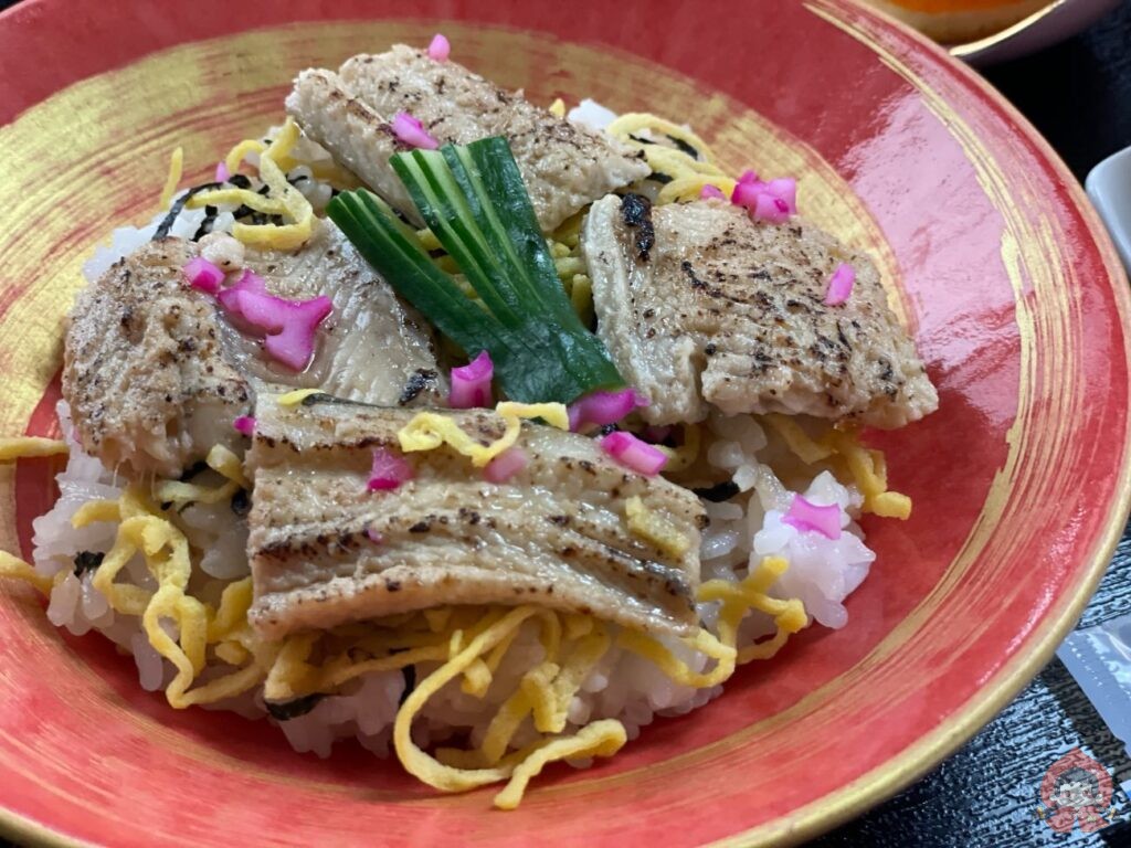割烹白山の穴子丼｜青森県三戸町