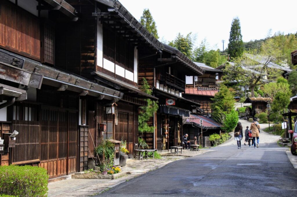 中山道の宿場町「妻籠宿」長野県南木曽町