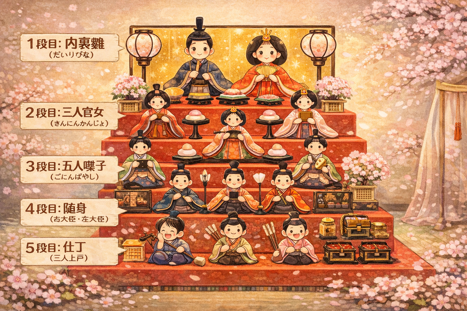 ひな祭りの由来とひな人形の意味